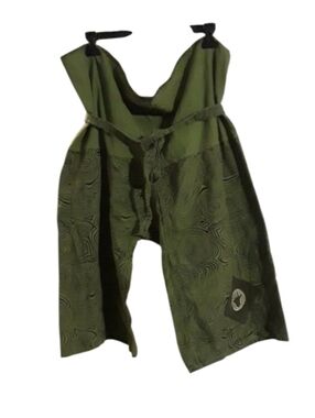 Green Women’s Shorts with Tie Waist